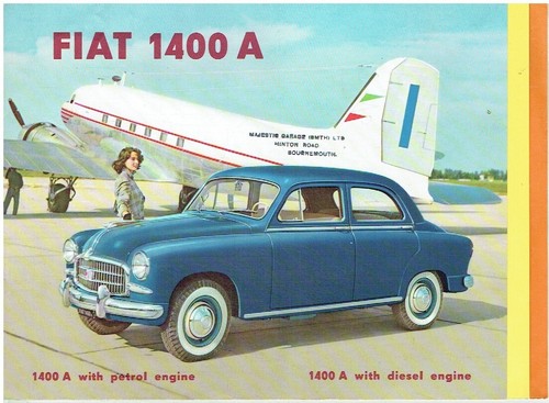 Fiat 1400a berlina benzina - 1400a, (benzina