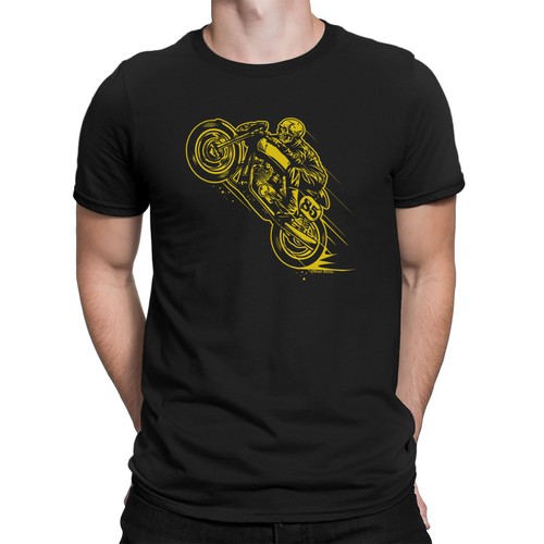 Shirt uomo ghost - rider, biker