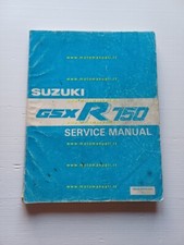 Suzuki GSX-R 750 1985-87 manuale officina inglese originale