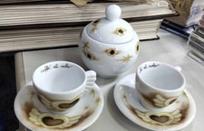 set 2 tazzine Thun con zuccheriera 2009 limited edition