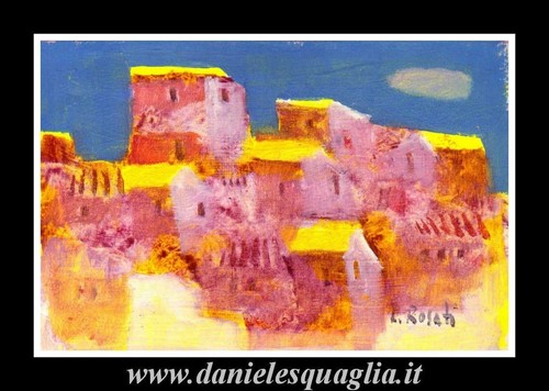 Paesaggio con case - paesaggio,