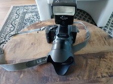 Panasonic Lumix DMC-FZ20 fotocamera digitale + flash DMW-FL28 + pacchetto accessori