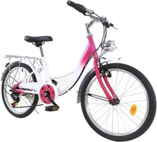 Bicicletta da 20 pollici , colore bianco + rosa