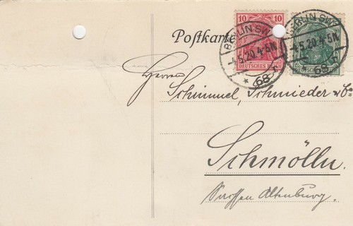 Berlino cartolina 1920 - berlino,,