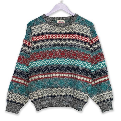 Maglione vintage multicolore - maglione,