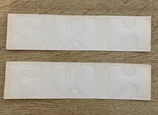 Coppia adesivi bianchi per