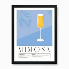 Mimosa 1 Art Print Framed Wall