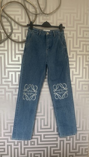 Jeans loewe gamba dritta vita - gamba,