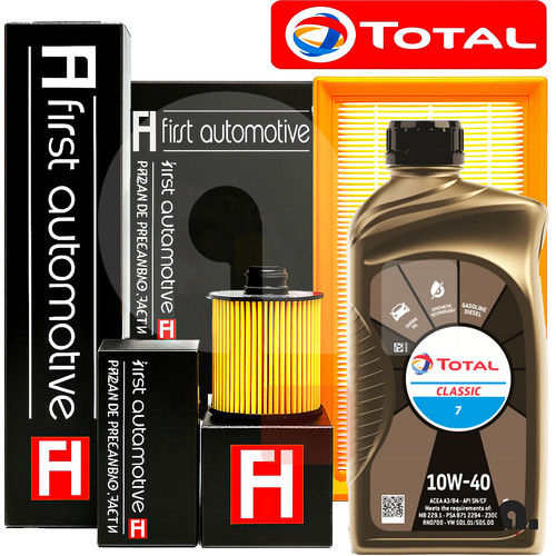 Kit tagliando olio 10w40 - kit, +