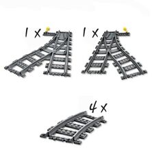 Lego  City  Scambi  per  la  ferrovia  n7895  del  2015  in  ottime  condizioni