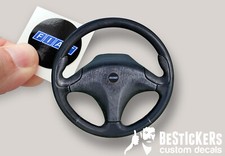 Adesivo per logo tondo volante