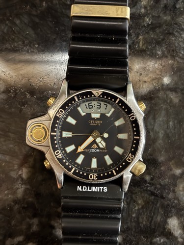 1989 vintage citizen aqualand - 1989,