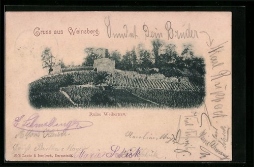 Cartolina weinsberg d - weinsberg,