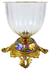 Antico vaso in cristallo