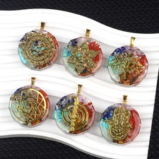 Ciondolo stile orgonite - ciondolo, 7