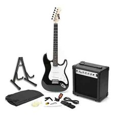 RockJam kit RJEG01 Chitarra elettrica con amplificatore grandezza naturale Nera