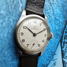 Orologio Uomo Vintage Omega Military Carica Manuale Servizio Civile Indiano R...