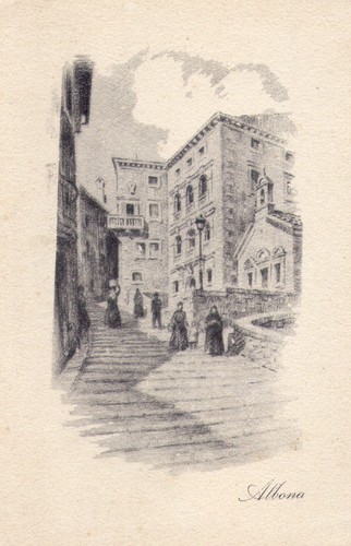 Cartolina illustrata italia - illustrata,