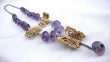 COLLANA AMETISTA SFACCETTATA