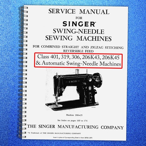 Singer class 401a service - 401a,