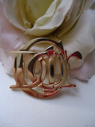 Christian dior gold tone 5cm - christian,
