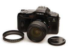 Minolta fotocamera reflex Alpha 7xi panoramica con zoom AF Xi 28-105 mm 1:3.5-4.5