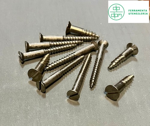 Viti legno inox - pz, taglio