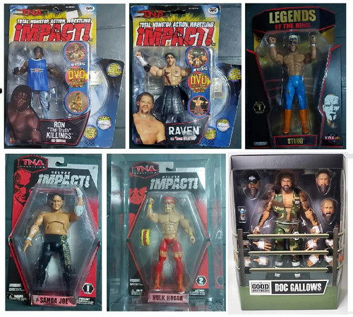 Wwe action figure serie tna - figure,