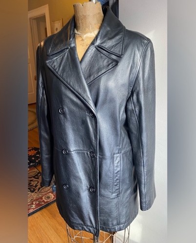 Giacca pelle vintage dockers - pelle,