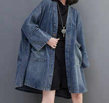 Donna Oversize Giacca Trench