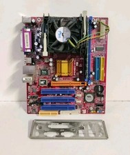 BIOSTAR P4M80-M4 Motherboard Socket 478 AGP PCI + CPU Intel Celeron+ RAM 2Gb ✅