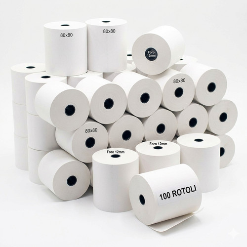 100 rotoli termici - 100,