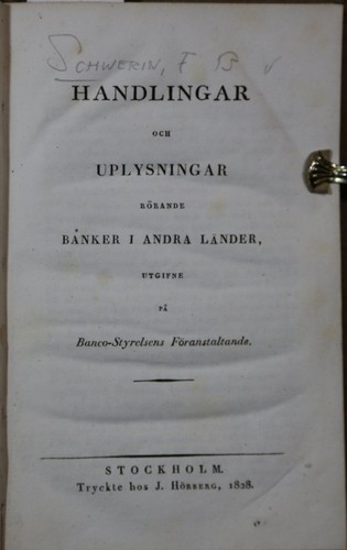 Bancario 1828 b schwerin - -, f.b.