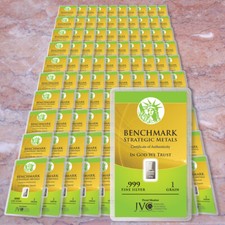  100 BARS 1/15GRAM.999 FINE