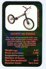 1 x scheda di una bici - Monty M5 Trials ≠ Q69
