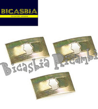 7915 - 3 MOLLETTA FERMO FISSAGGIO TARGHETTA VESPA 50 SPECIAL R L N