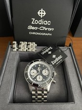 Orologio Zodiac Sea-Chron Quadrante Panda Cronografo Subacqueo