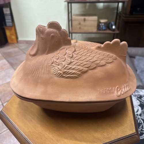 Pentola cuoci pollo - pollo, terracotta