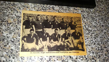 FOTO CARTOLINA CALCIO TORINO 1949 ORIGINALE 15x11 cm DOPO SUPERGA CON POESIA