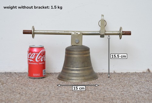 Vintage brass bell old - vintage,
