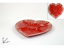 Antipastiera a cuore in