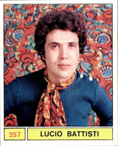 Figurina cantanti panini 1969 - figurina,
