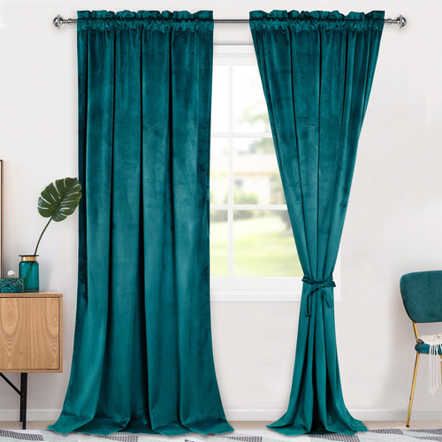 Hiasan tende velluto teal - hiasan,