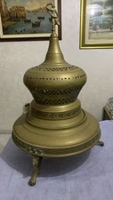 Antico Braciere in  Ottone e Rame . Altezza max 79 cm. OTTIME CONDIZIONI