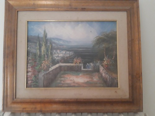 Quadro olio tela - quadro, manini