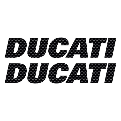 Kit adesivi ducati carbonio - adesivi,