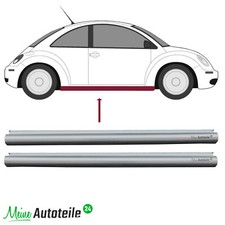 SOGLIA DI INGRESSO - LAMIERA DI RIPARAZIONE - L+R per VW New Beetle 9C / 98-10