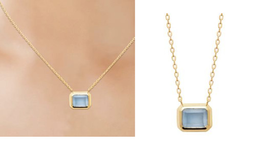Collana con pendente - collana,