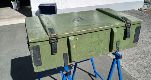 Scatola legno verde - di,