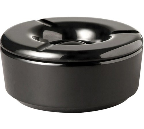 Posacenere nero plastica - nero, in